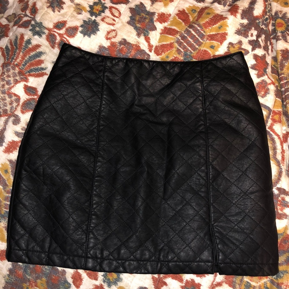 Leather skirt
